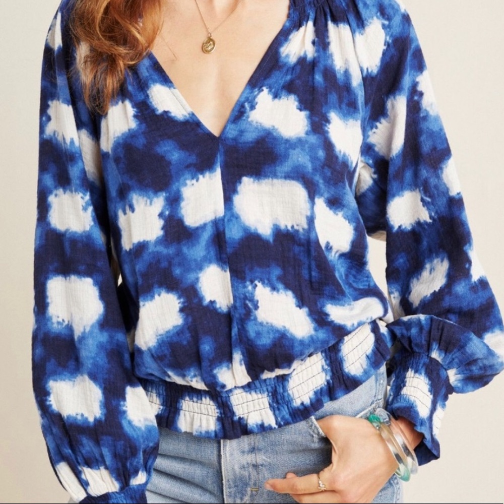 Anthropologie Ines Peasant blouse